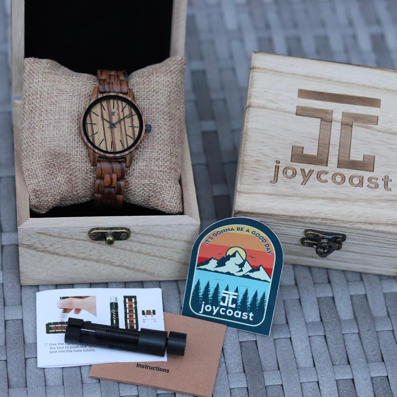 Mini Zebby (36mm) | Zebrawood Watch