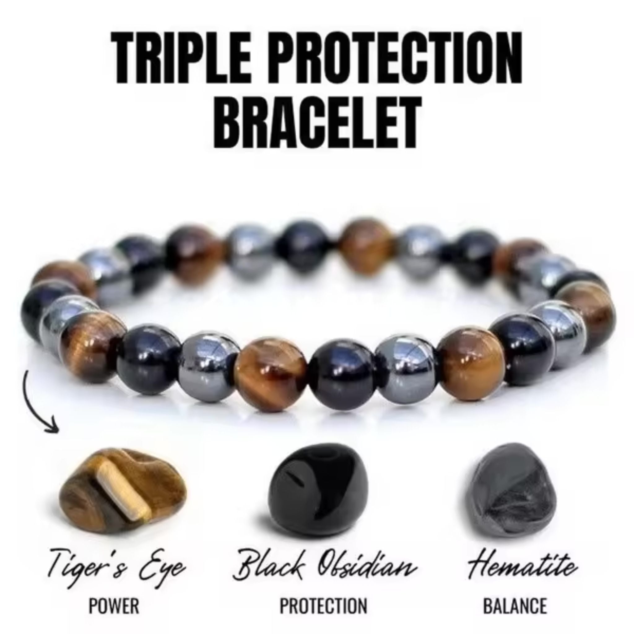 Natural Stone Beads Bracelet