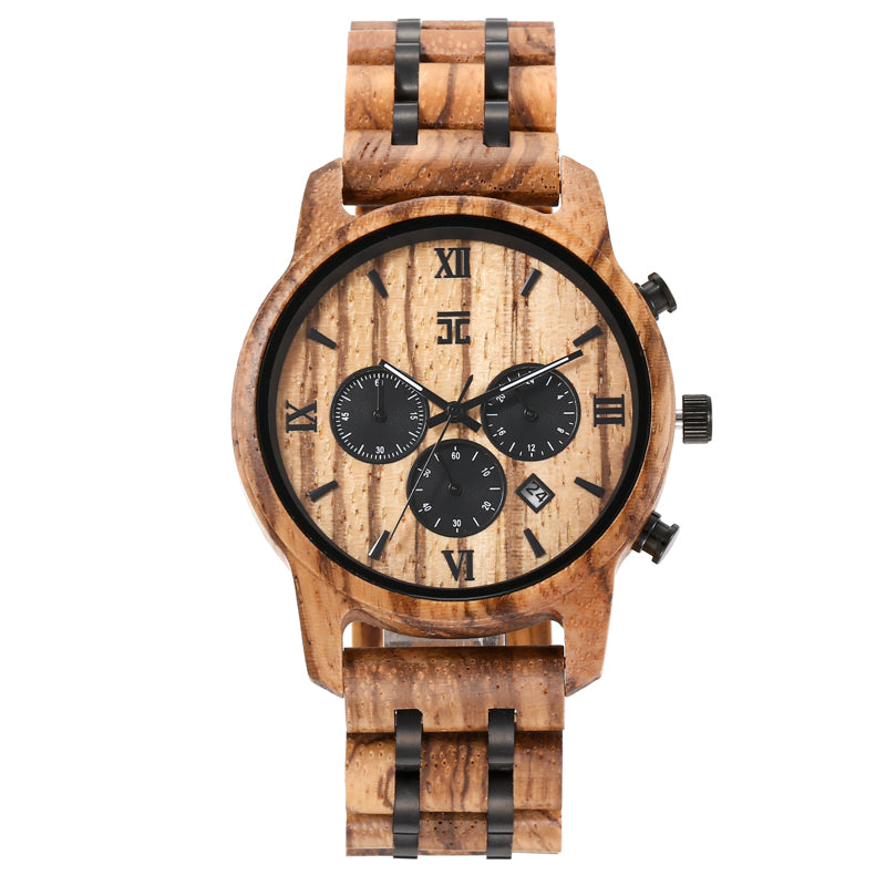 Breiler | Zebra Wood Chronograph