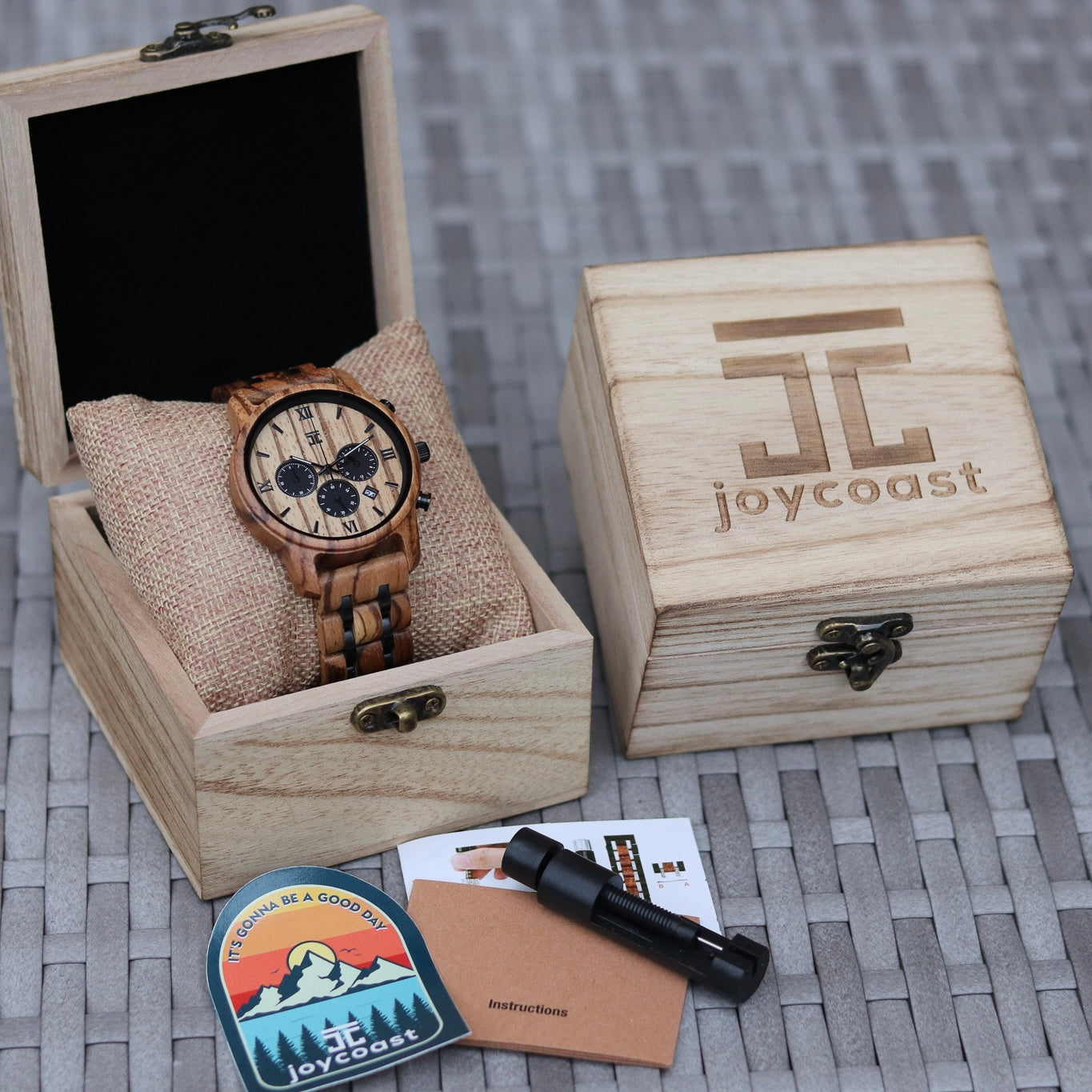Breiler | Zebra Wood Chronograph