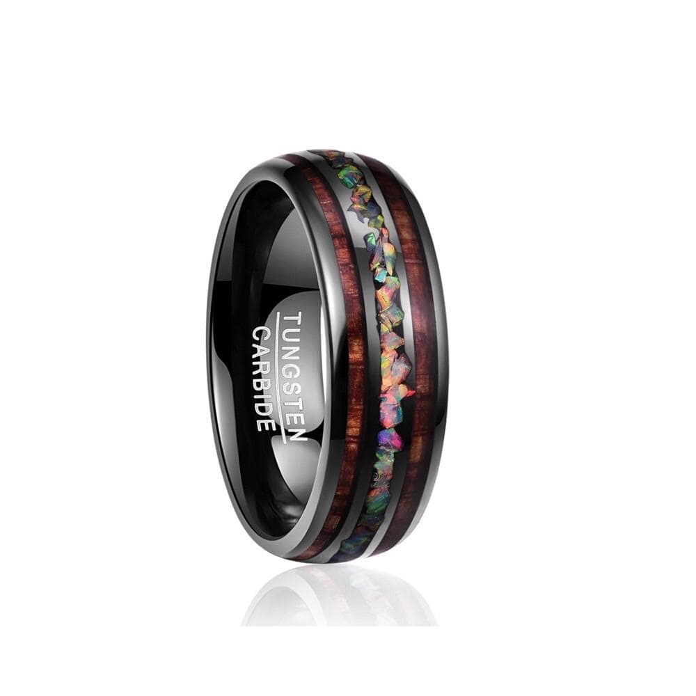Phoenix | Tungsten (Koa + Abalone Sea Shell)
