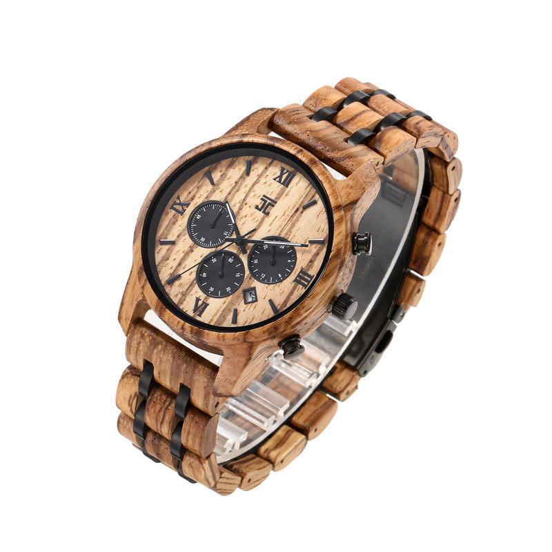 Breiler | Zebra Wood Chronograph