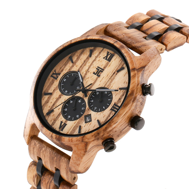 Breiler | Zebra Wood Chronograph
