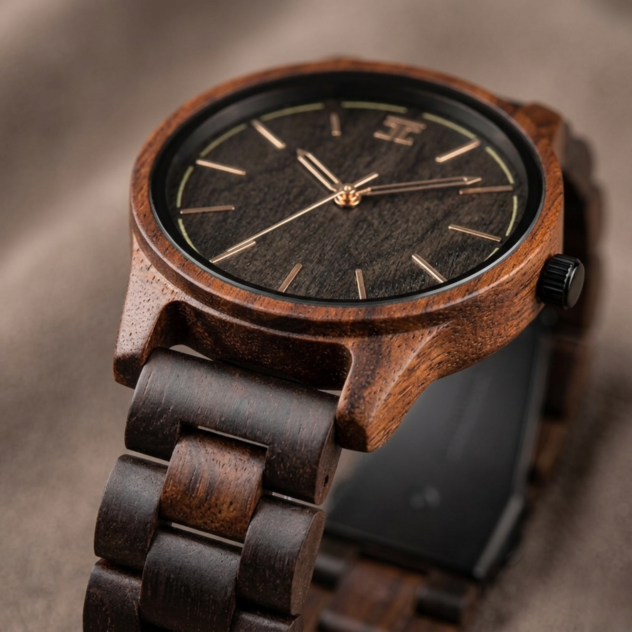 Mini Chocolate Rose 36mm Women's Watch