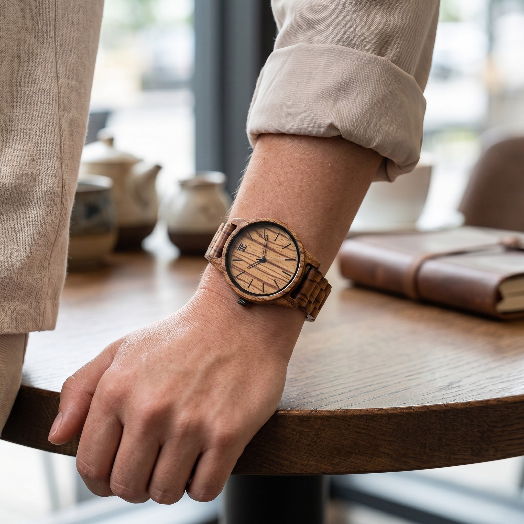 Mini Zebby 36mm Zebrawood Women's Watch