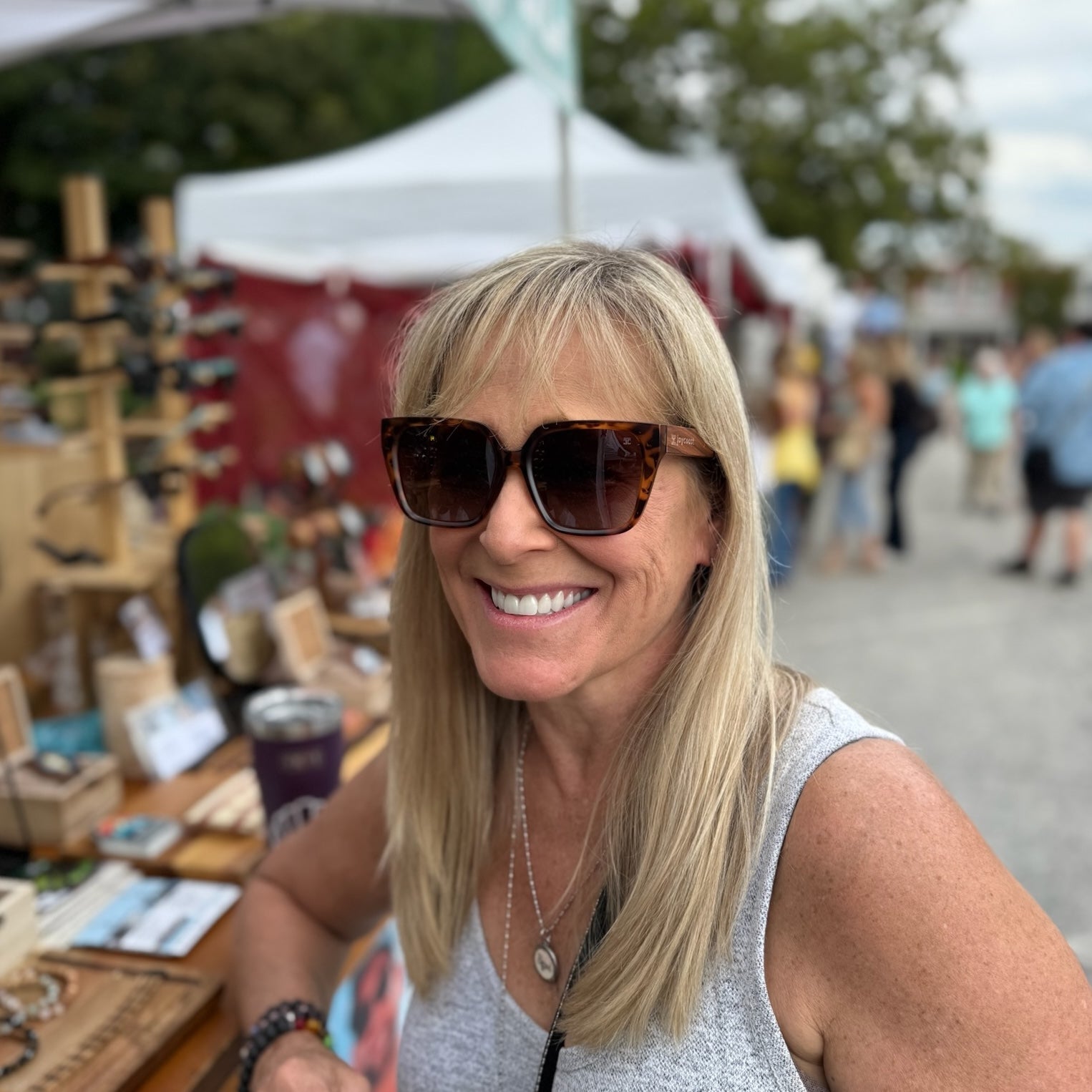 Broadway Ebony Zebrawood Polarized Sunglasses | Joycoast