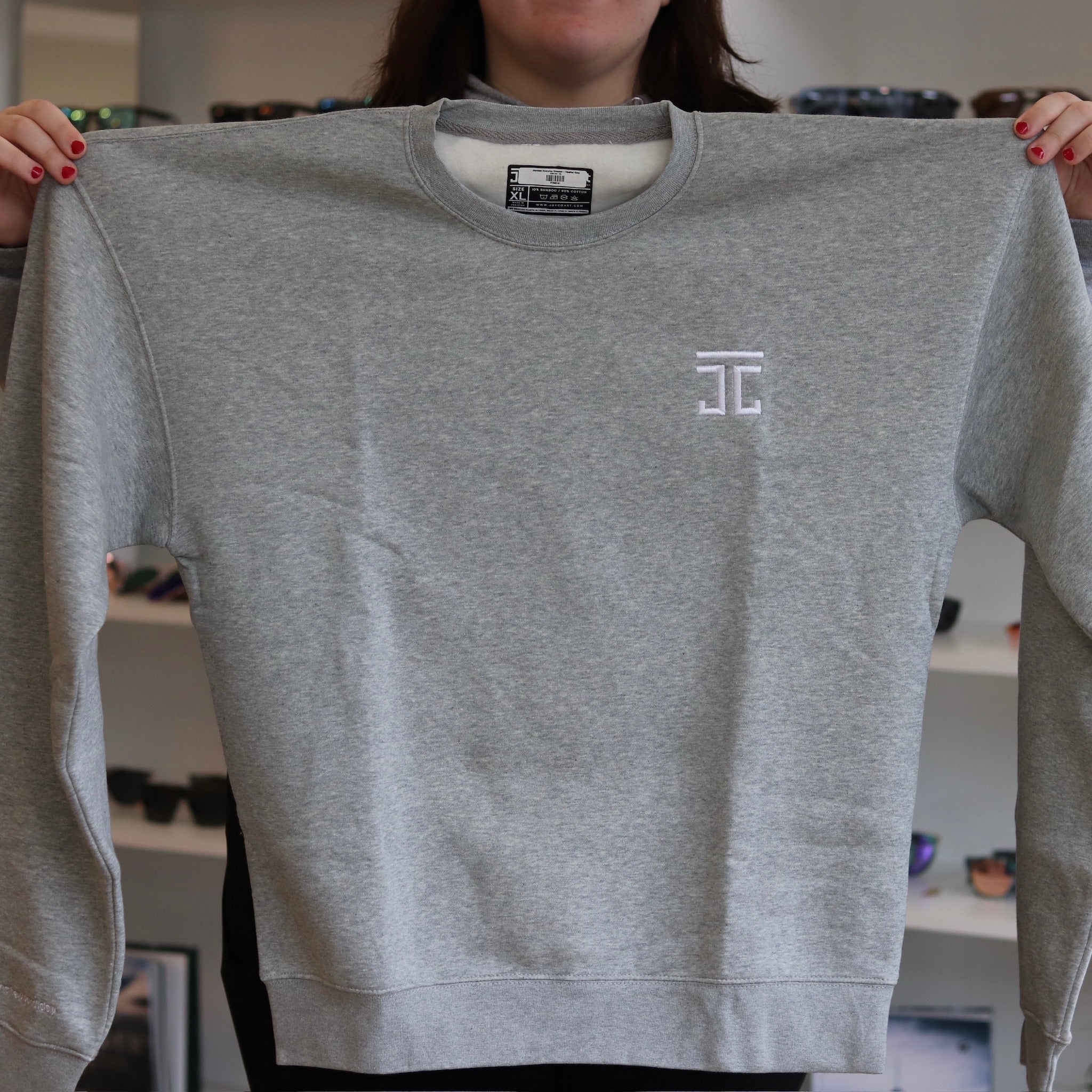Joycoast Everyday Heather Grey Sweater | Joycoast