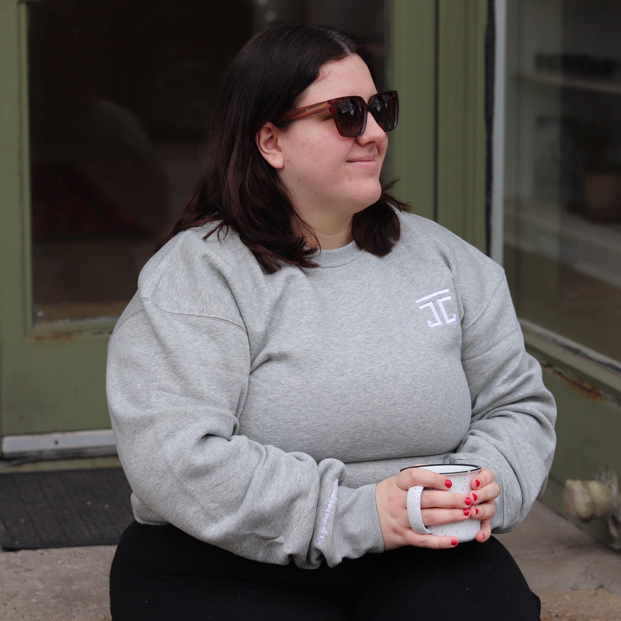 Joycoast Everyday Heather Grey Sweater | Joycoast