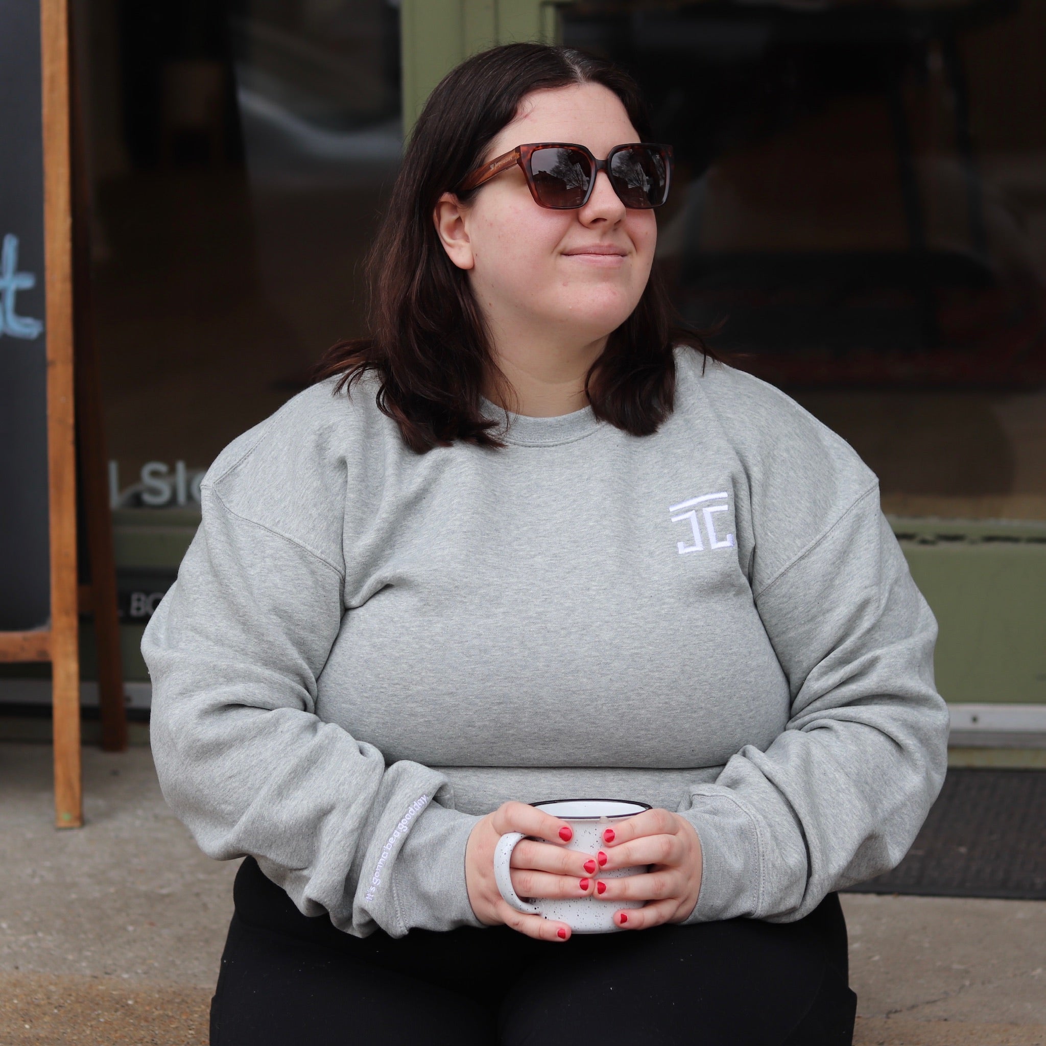Joycoast Everyday Heather Grey Sweater | Joycoast