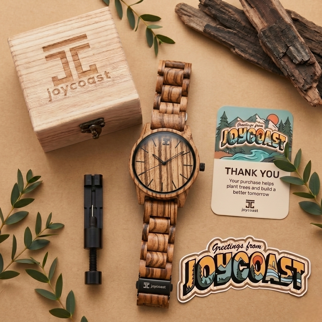 Zebby Zebrawood Watch | Sustainable Gift