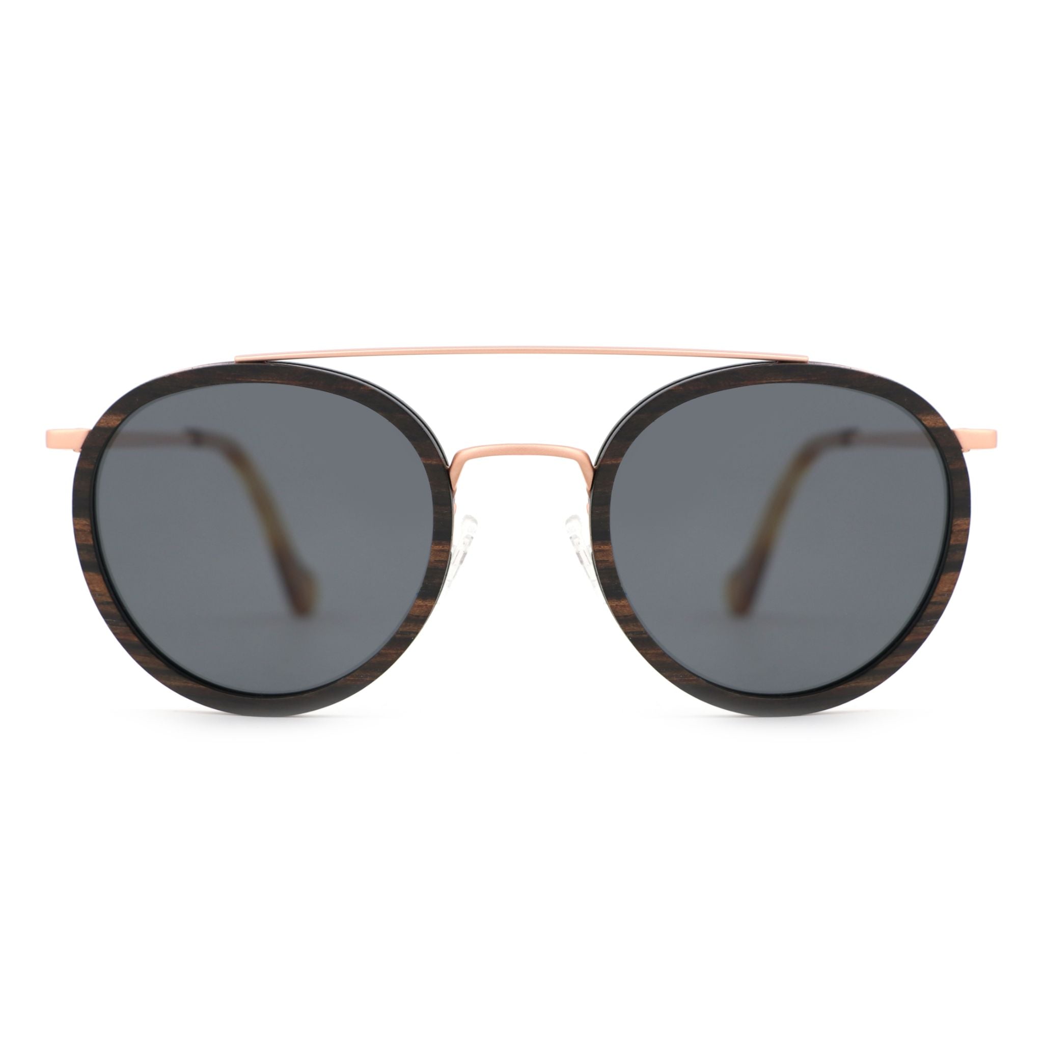 "Darth" | Round Ebony Aviator - Joycoast