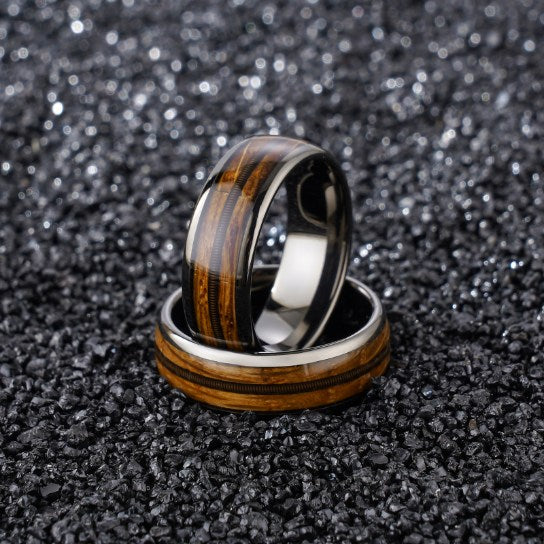 "Townshend" | Tungsten + Whiskey & Guitar String BLACK - Joycoast