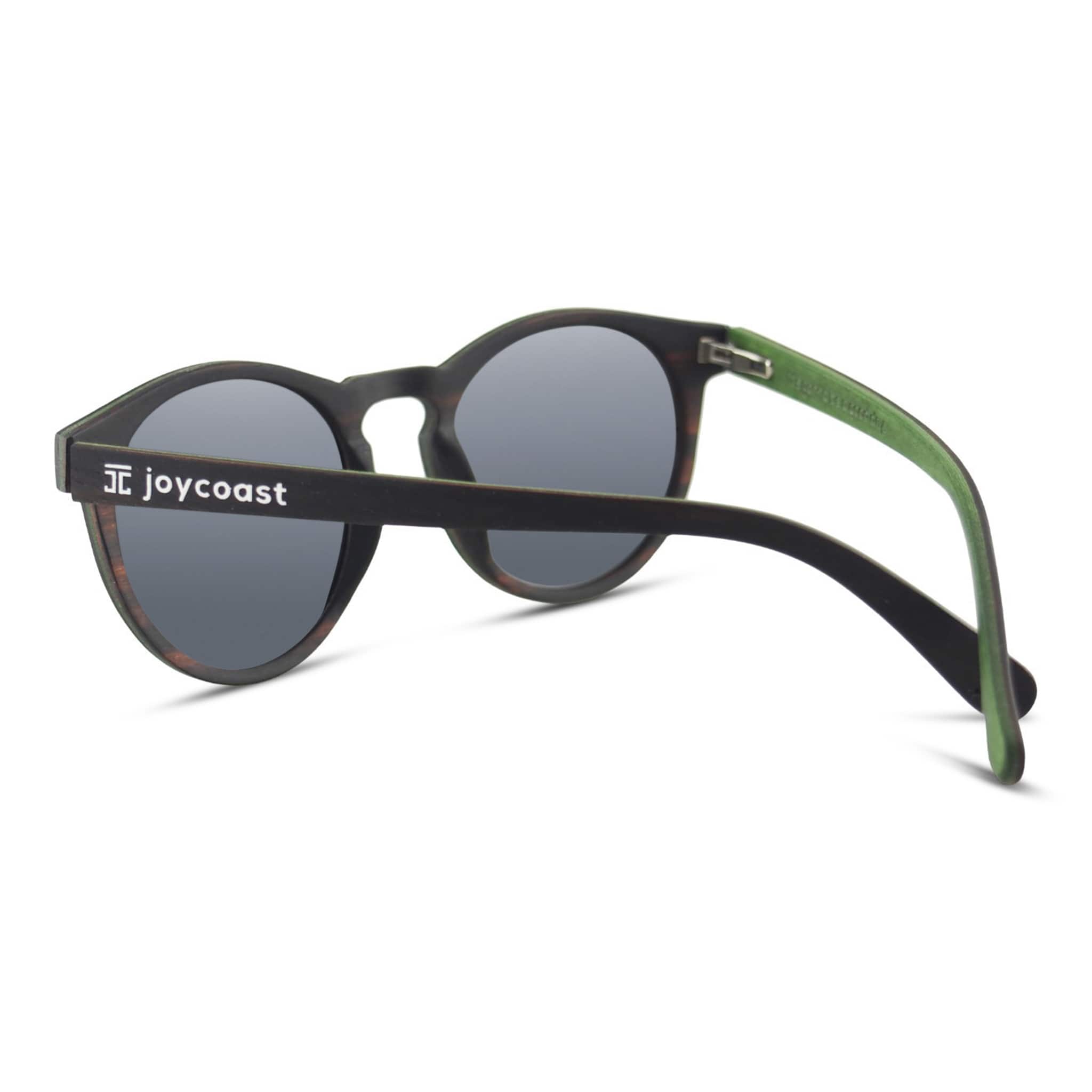 "Forrest" | Round Ebony Sunglasses - Joycoast