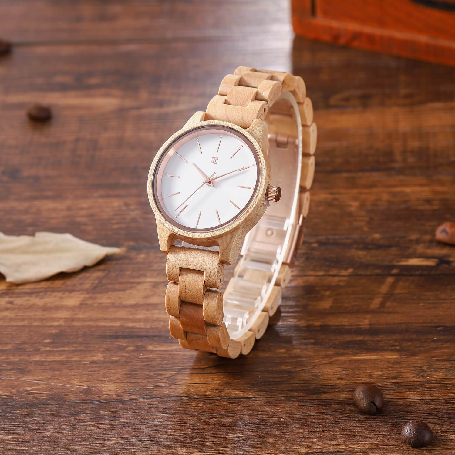 Female wooden watches best sale