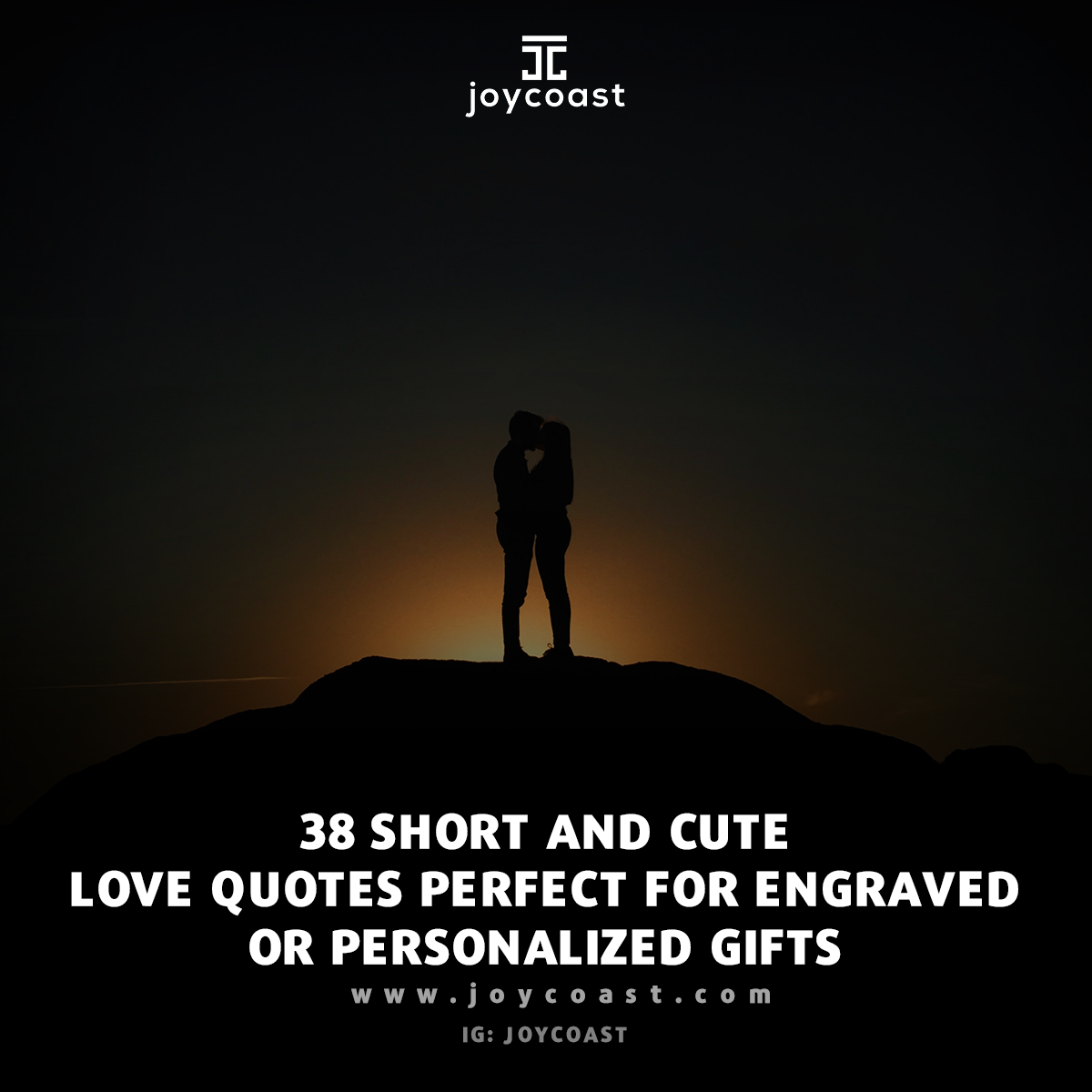 Short and Cute Love Quotes Perfect for Engraved or Personalized Gifts