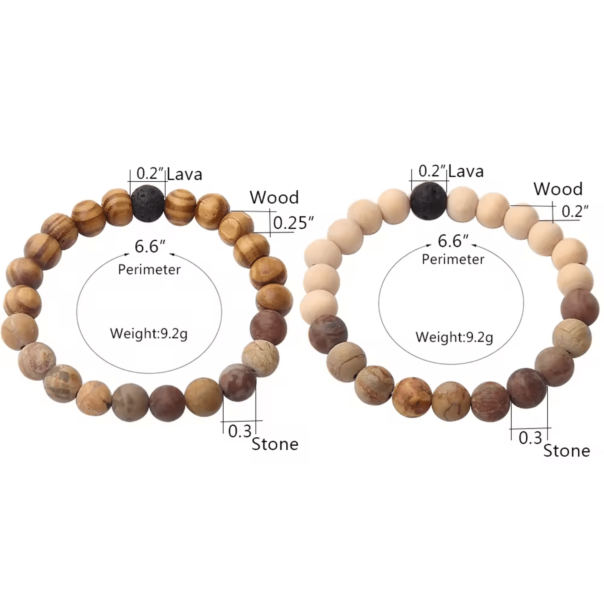 Wood x Stone Bracelet