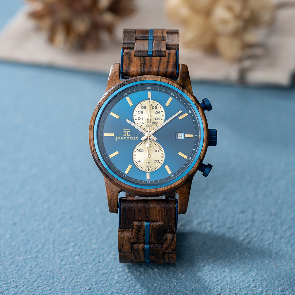 Aries | Zebrawood Chronograph