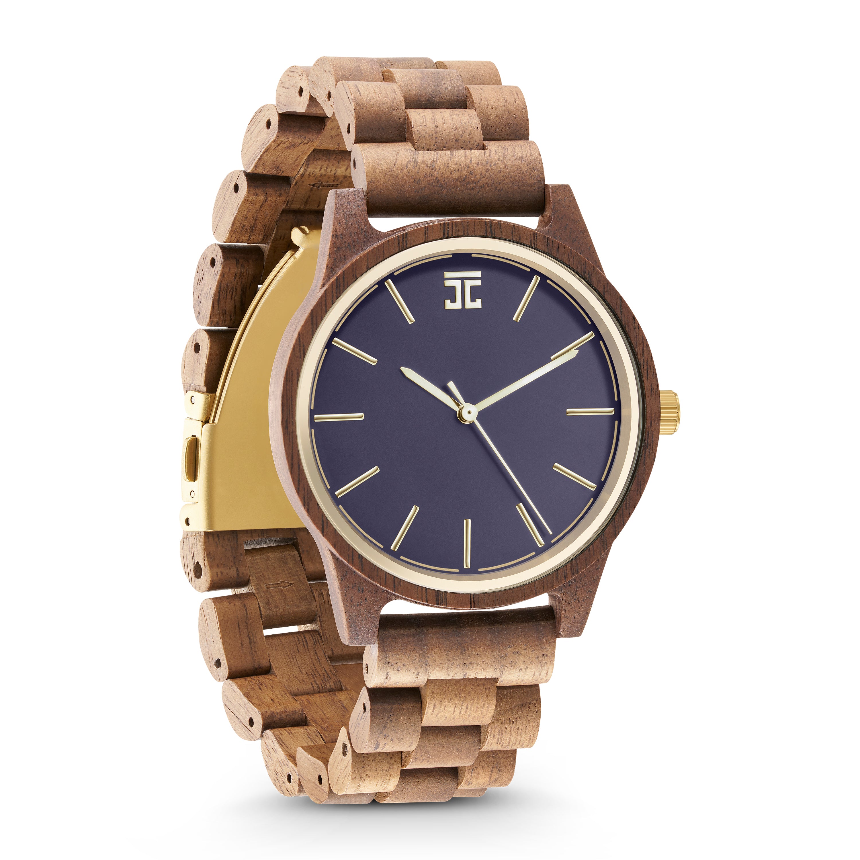 Blue Sapphire | Walnut Wood Watch