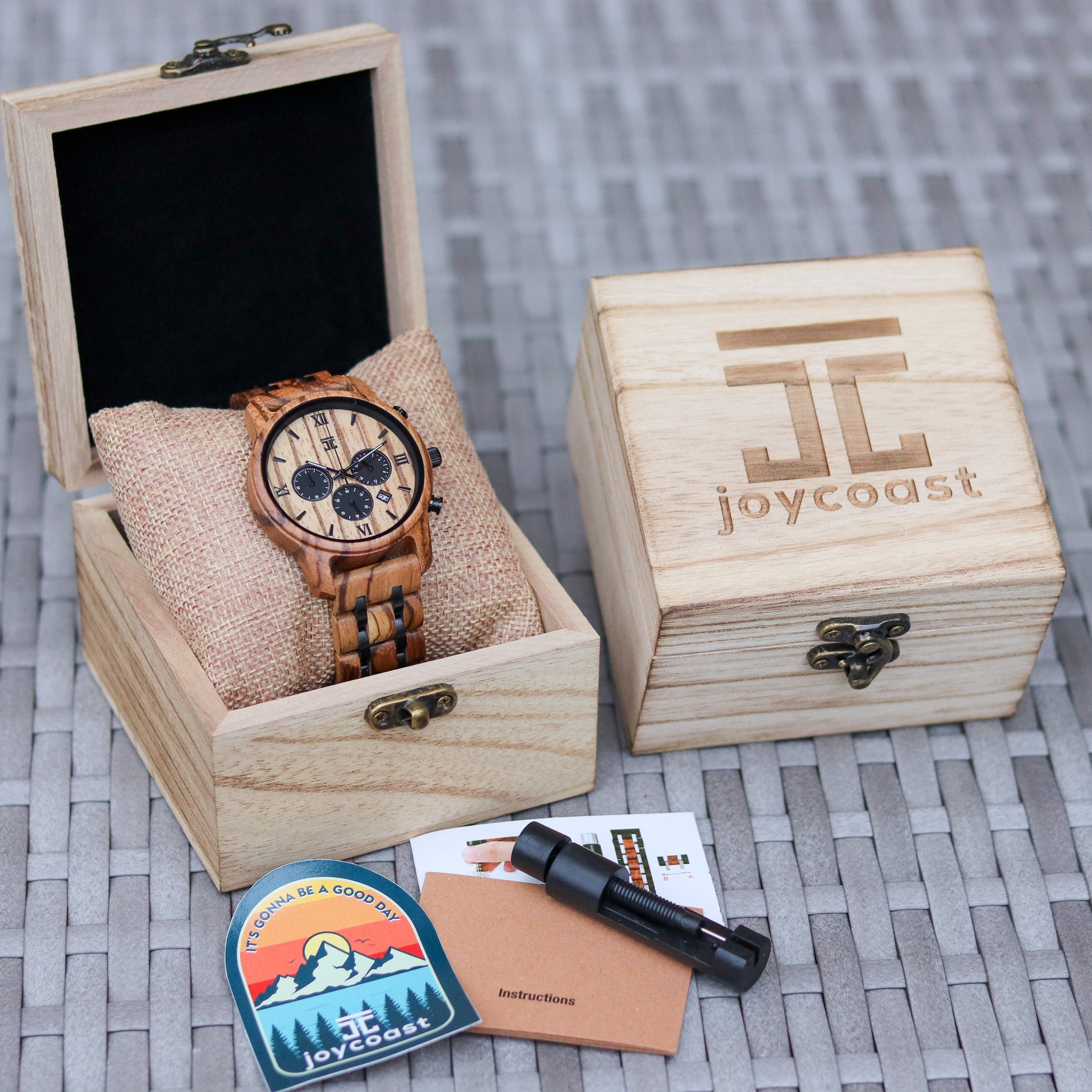 Breiler | Zebra Wood Chronograph