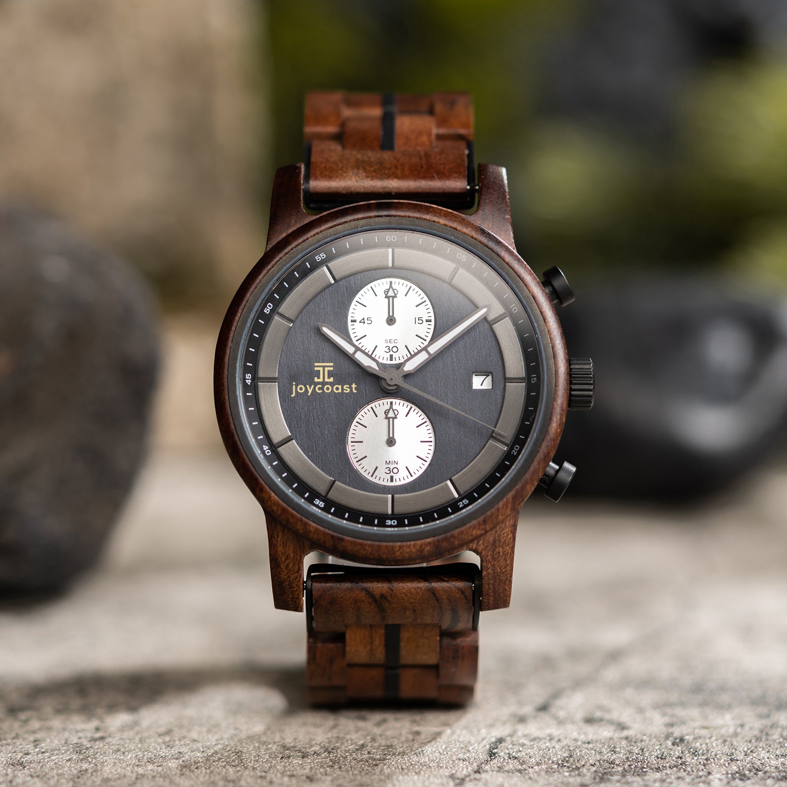 Artemis | Zebrawood Chronograph