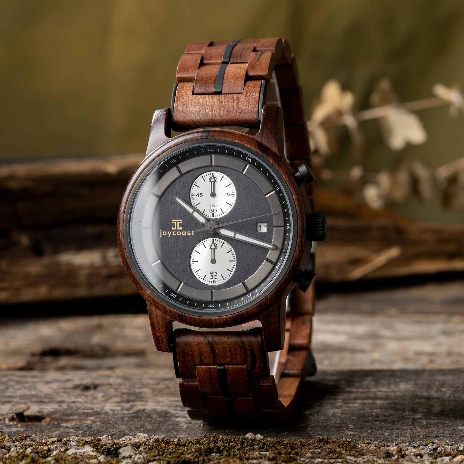 Artemis | Zebrawood Chronograph