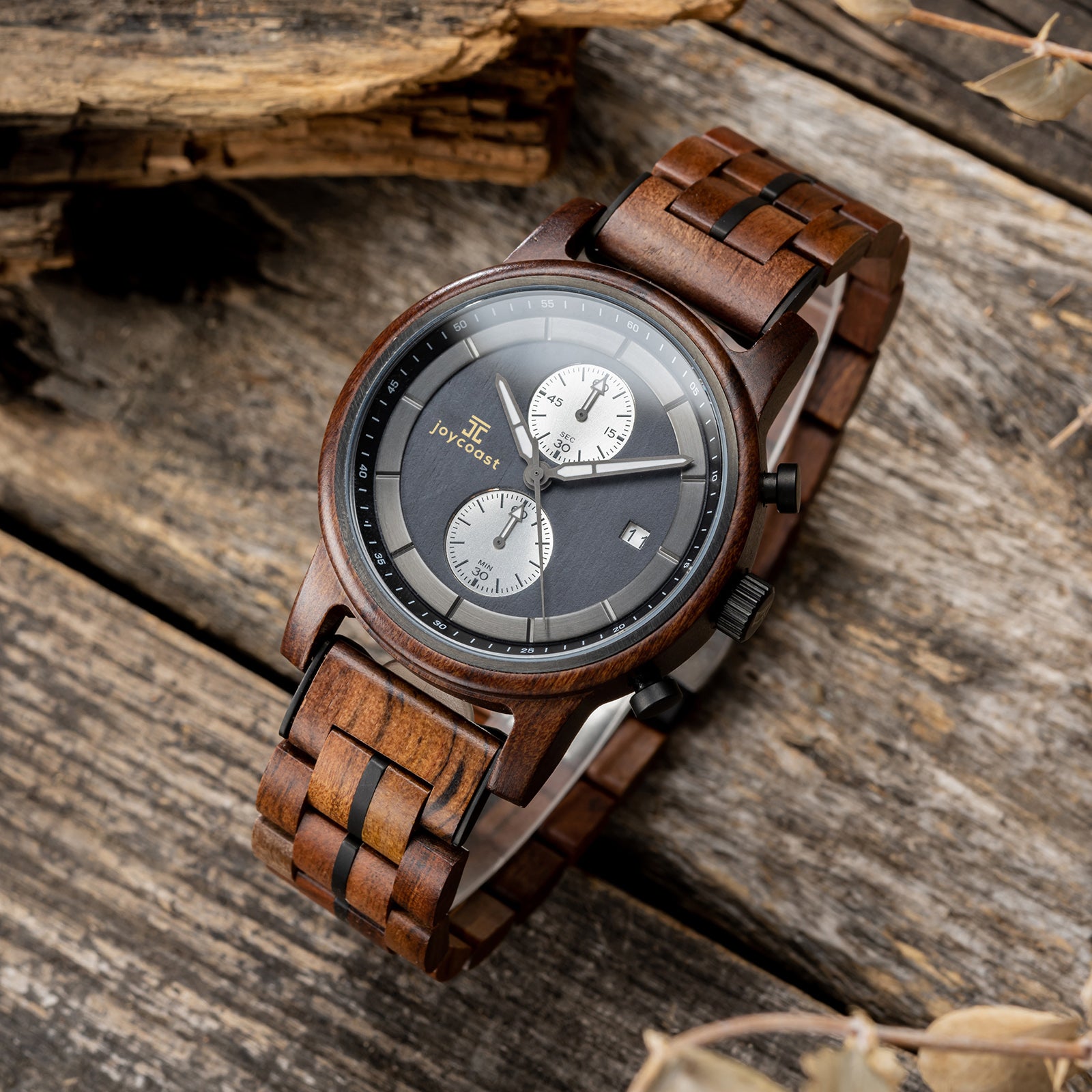 Artemis | Zebrawood Chronograph