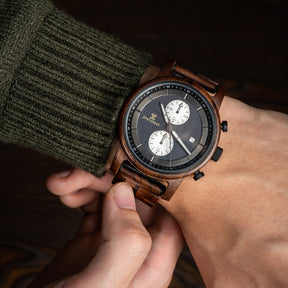 Artemis | Zebrawood Chronograph