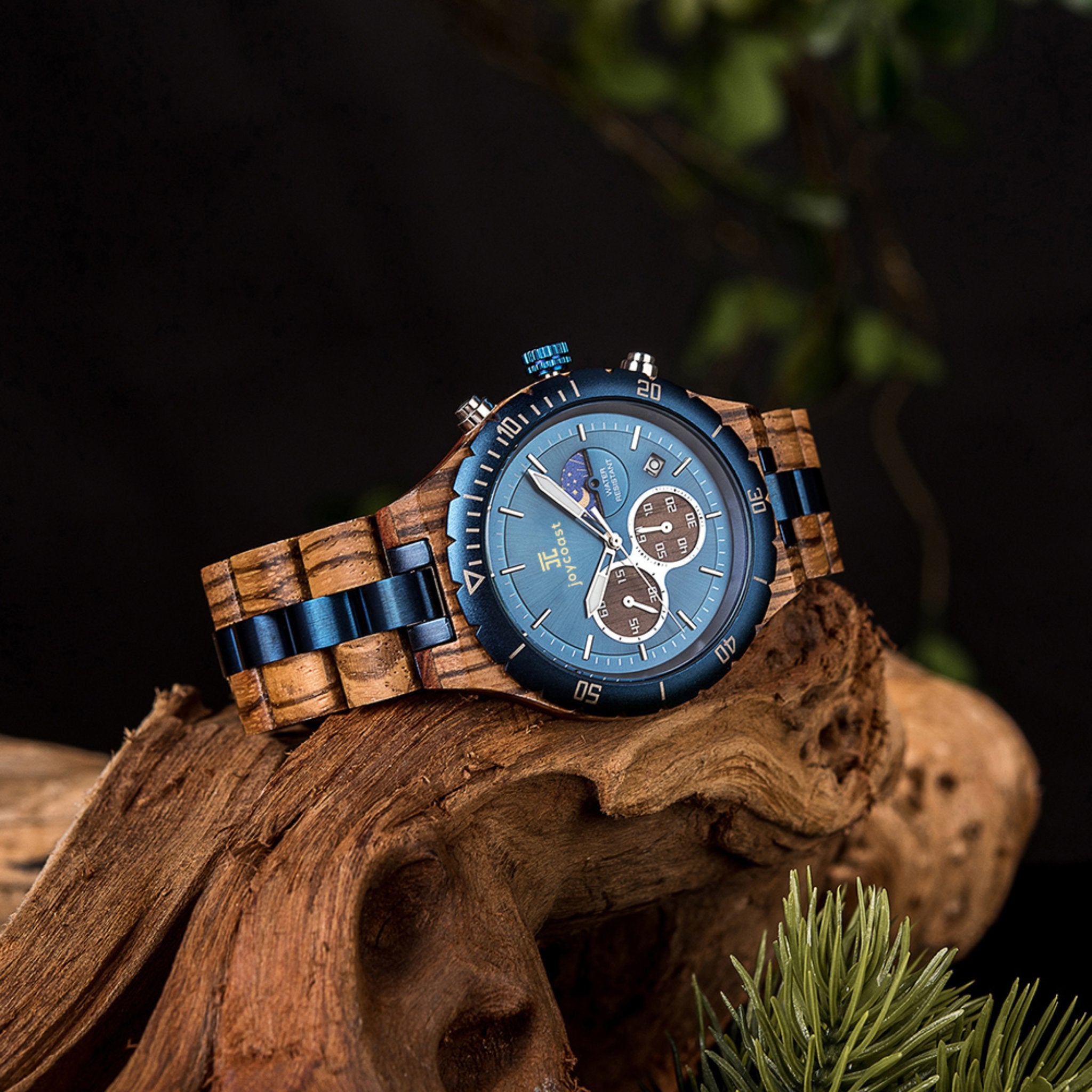 Gemini | Zebrawood Chronograph