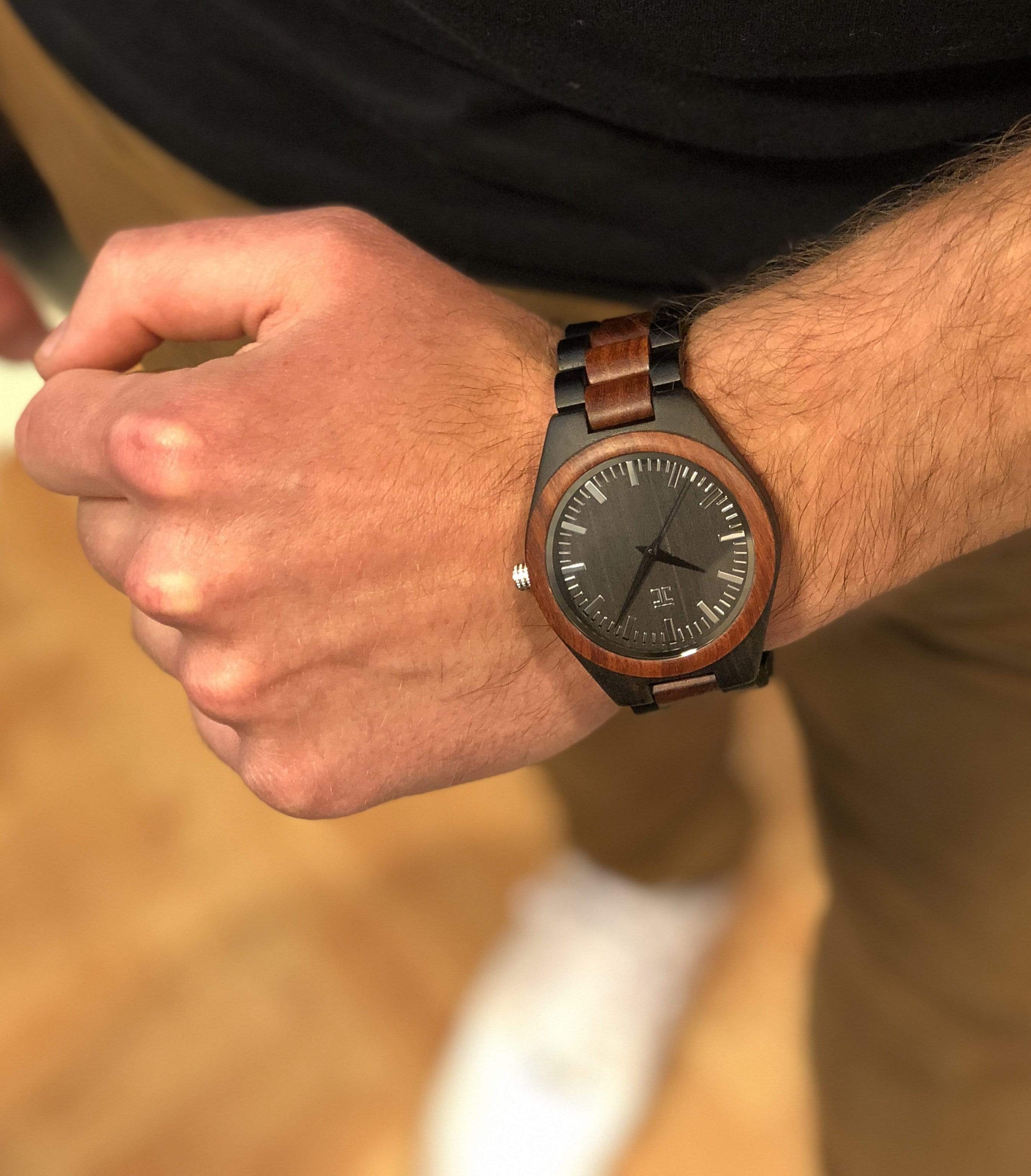 Red Sandalwood & Ebony | OG Wooden Watch Collection | Joycoast