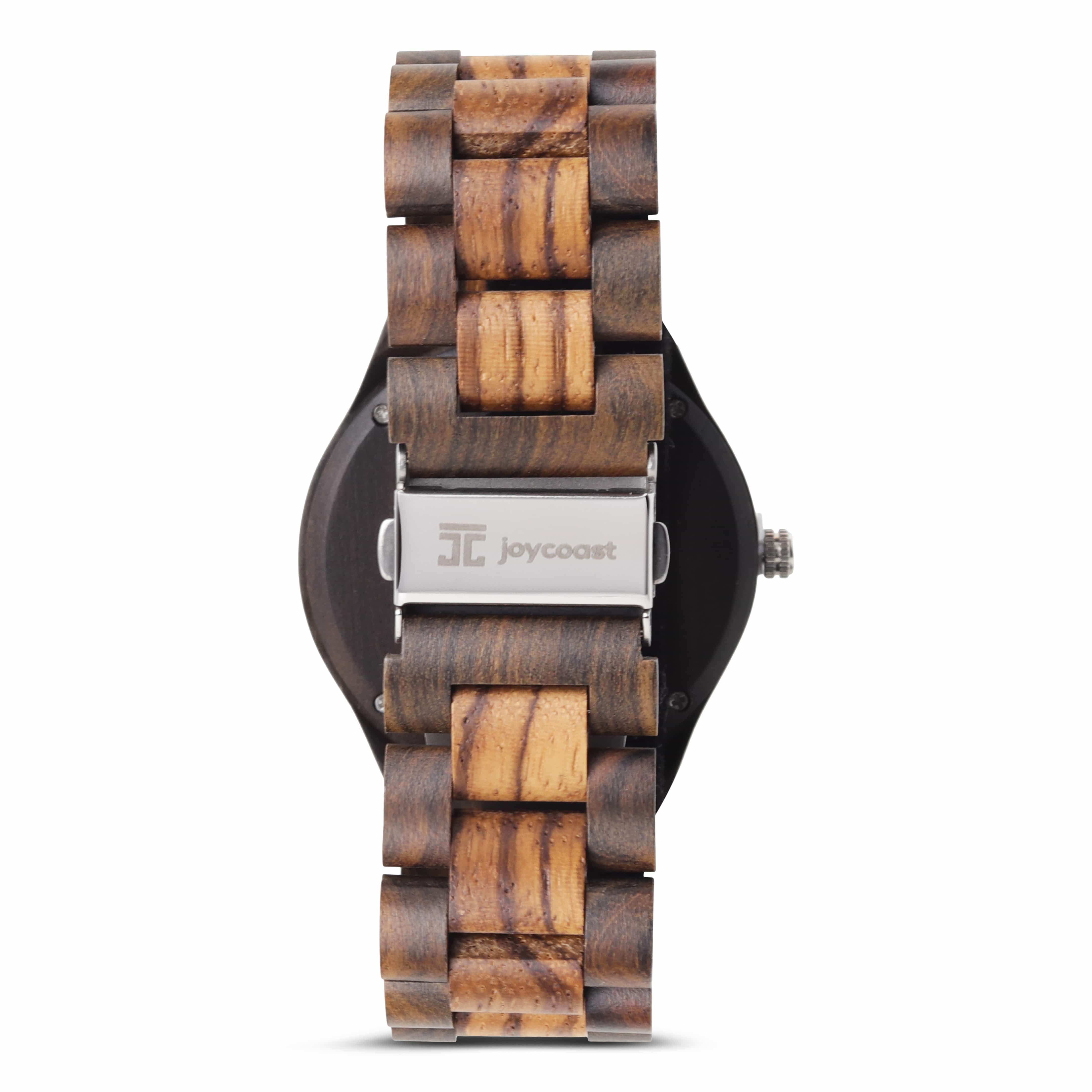 Dark Sandalwood & Zebra | OG Wooden Watch Collection | Joycoast