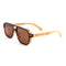 Amber tortoise Bamboo wood arm
