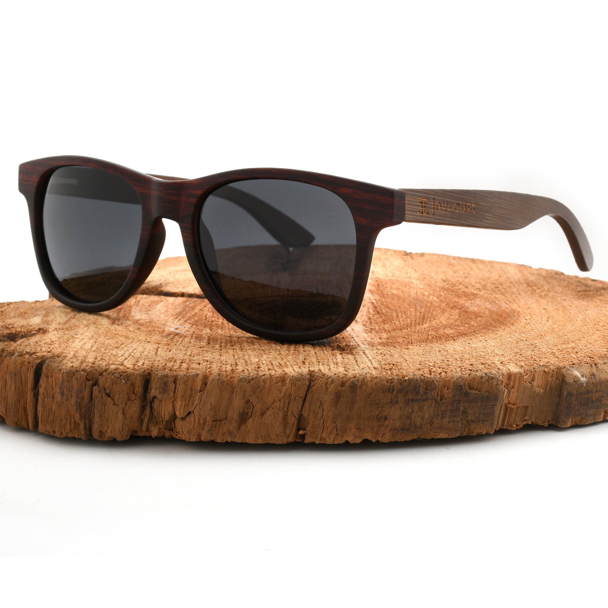 Woodgrain Mozz Walnut Wooden Sunglasses | Polarized | Joycoast