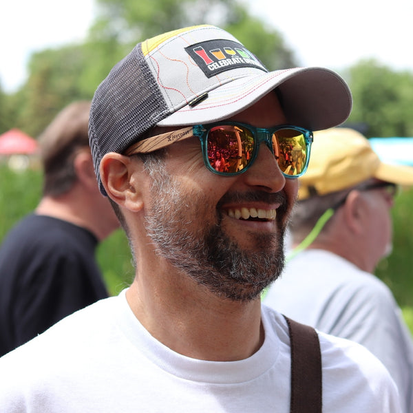 complyfe　ジェイソン　ソーディスク　アノチ21700 Lakeview Zebrawood Wooden Sunglasses | Polarized | Joycoast
