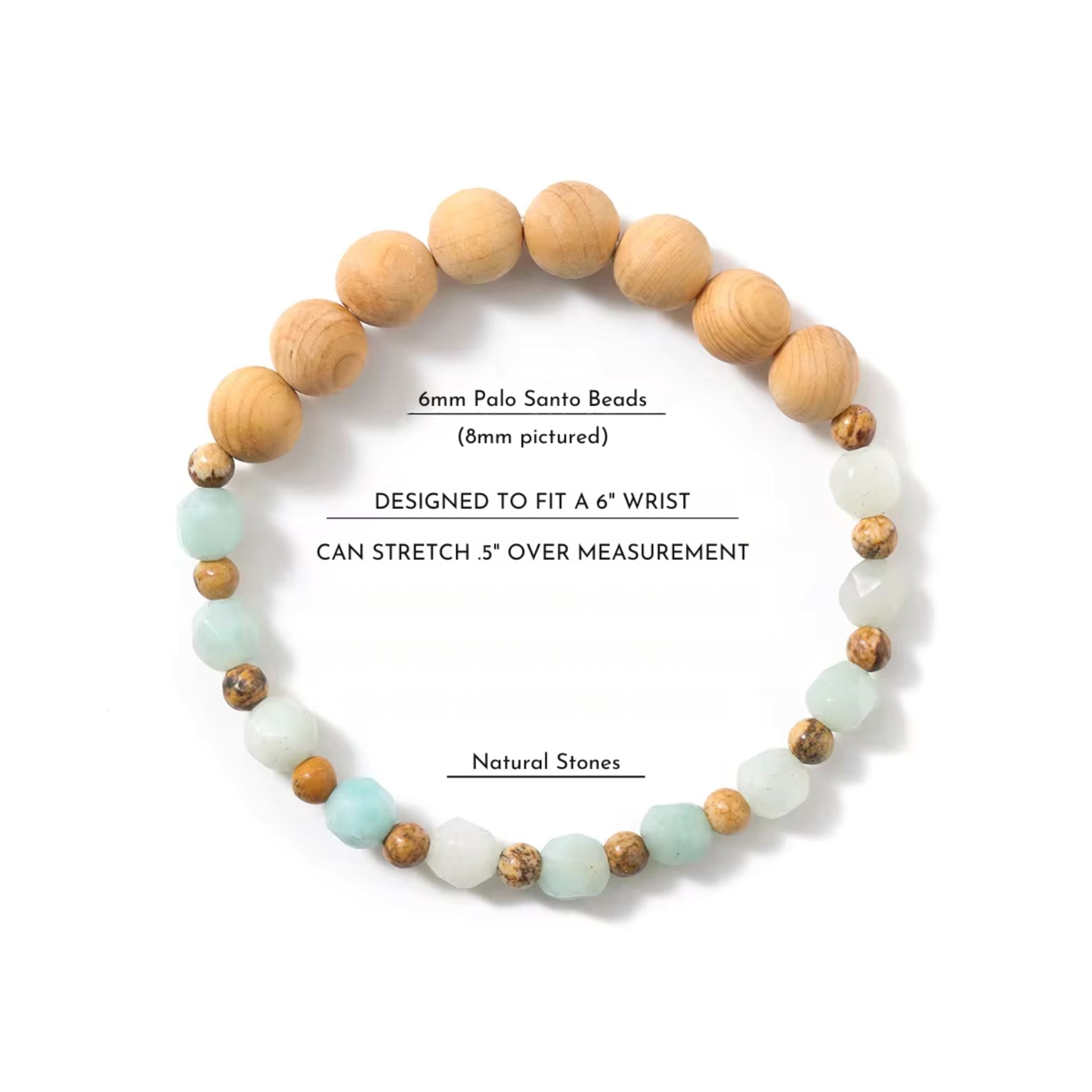 Natural Stone Beads Bracelet