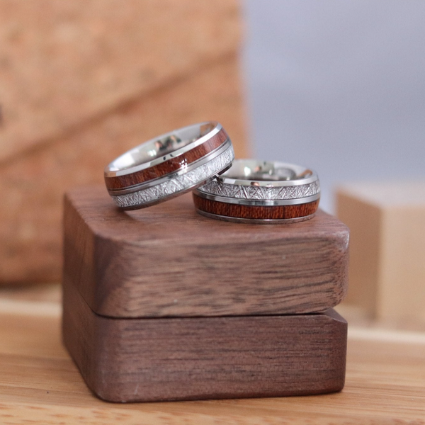 Huck Rosewood Stainless Steel Ring | Men's | Joycoast