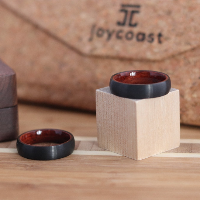 Slim Manhatten Black | Tungsten & Rosewood - Joycoast