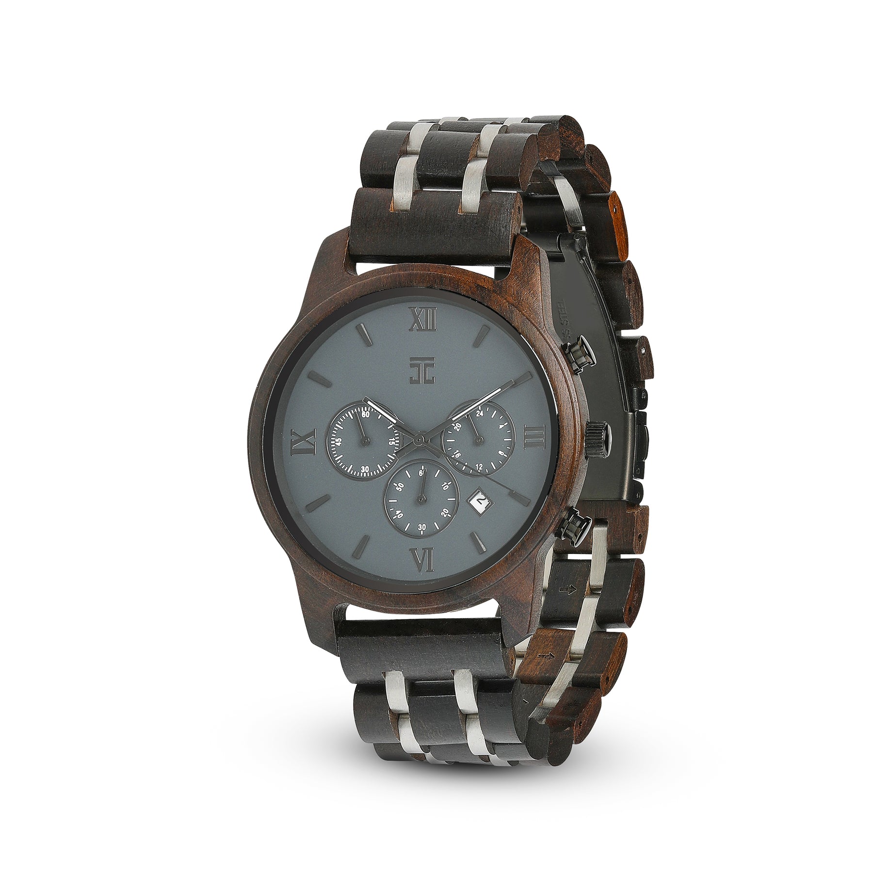 Dark Sandalwood Chronograph Wooden Watch Joycoast