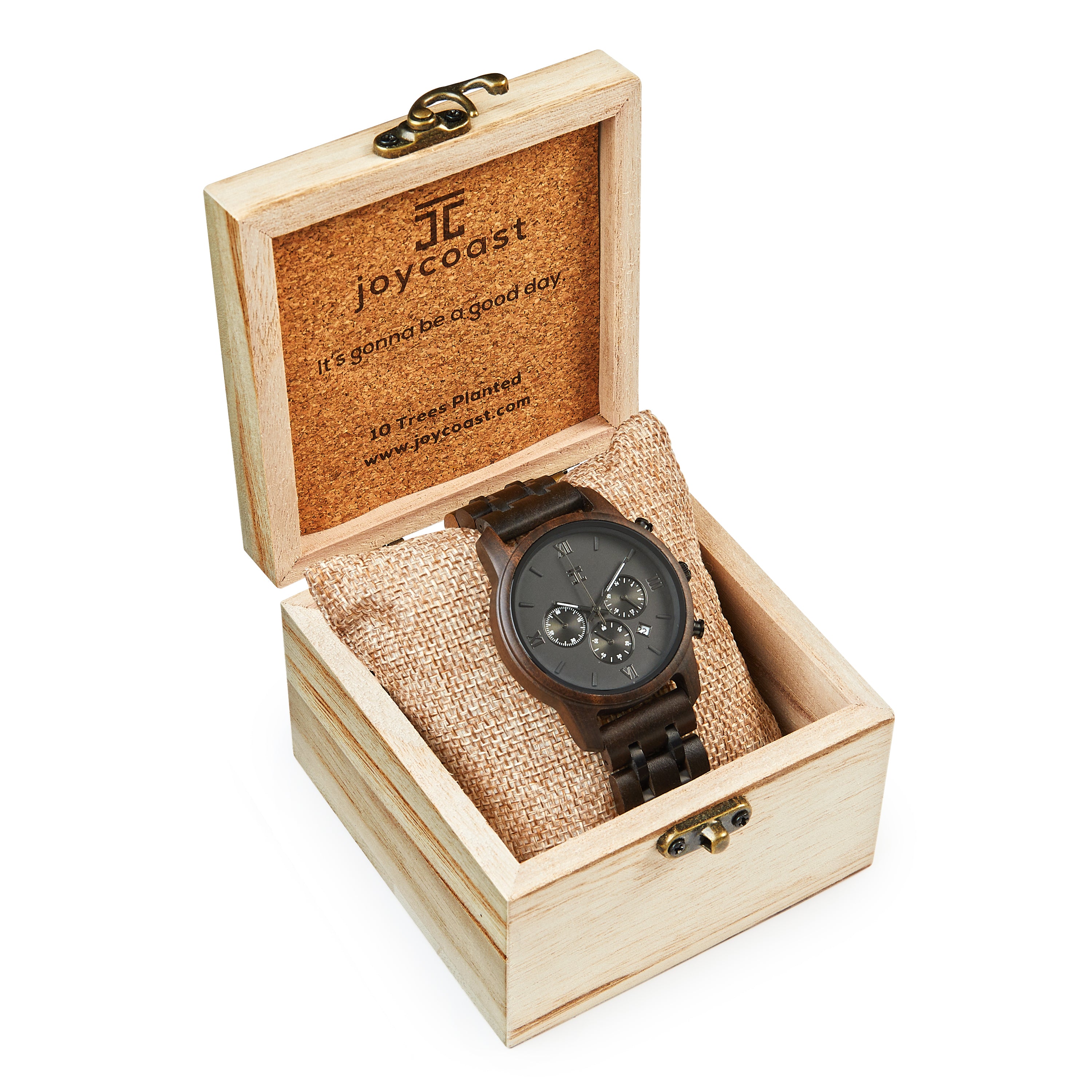 Dark Sandalwood Chronograph | Wooden Watch | Joycoast