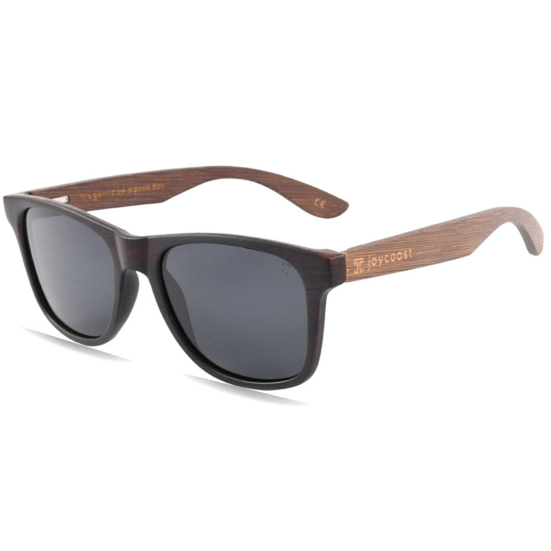Woodgrain Mozz Walnut Wooden Sunglasses | Polarized | Joycoast
