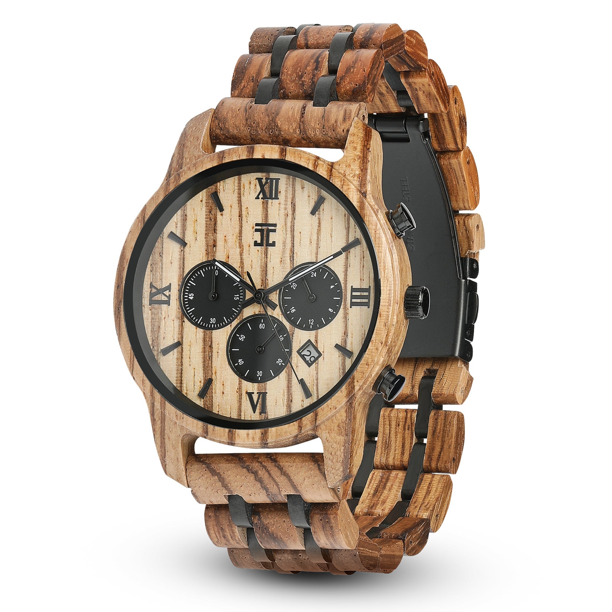 Breiler | Zebra Wood Chronograph