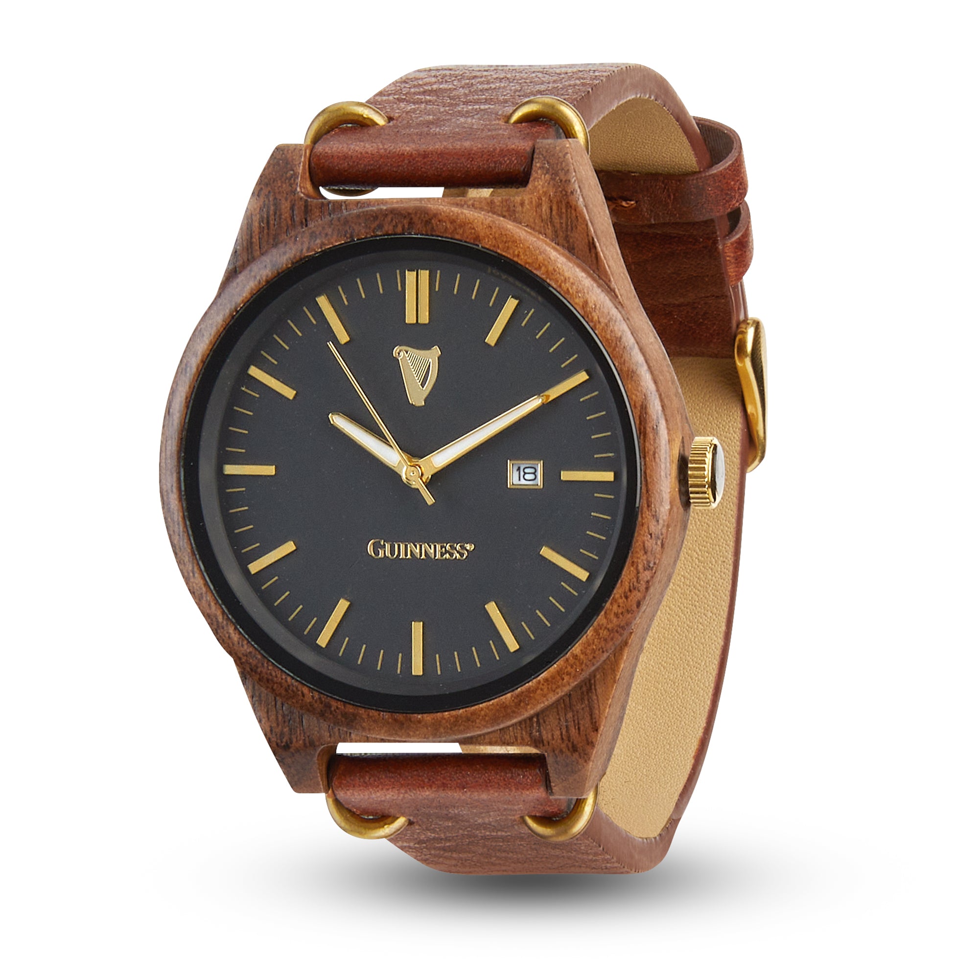 Walnut with Leather Strap | OG Wooden Watch Collection | Joycoast