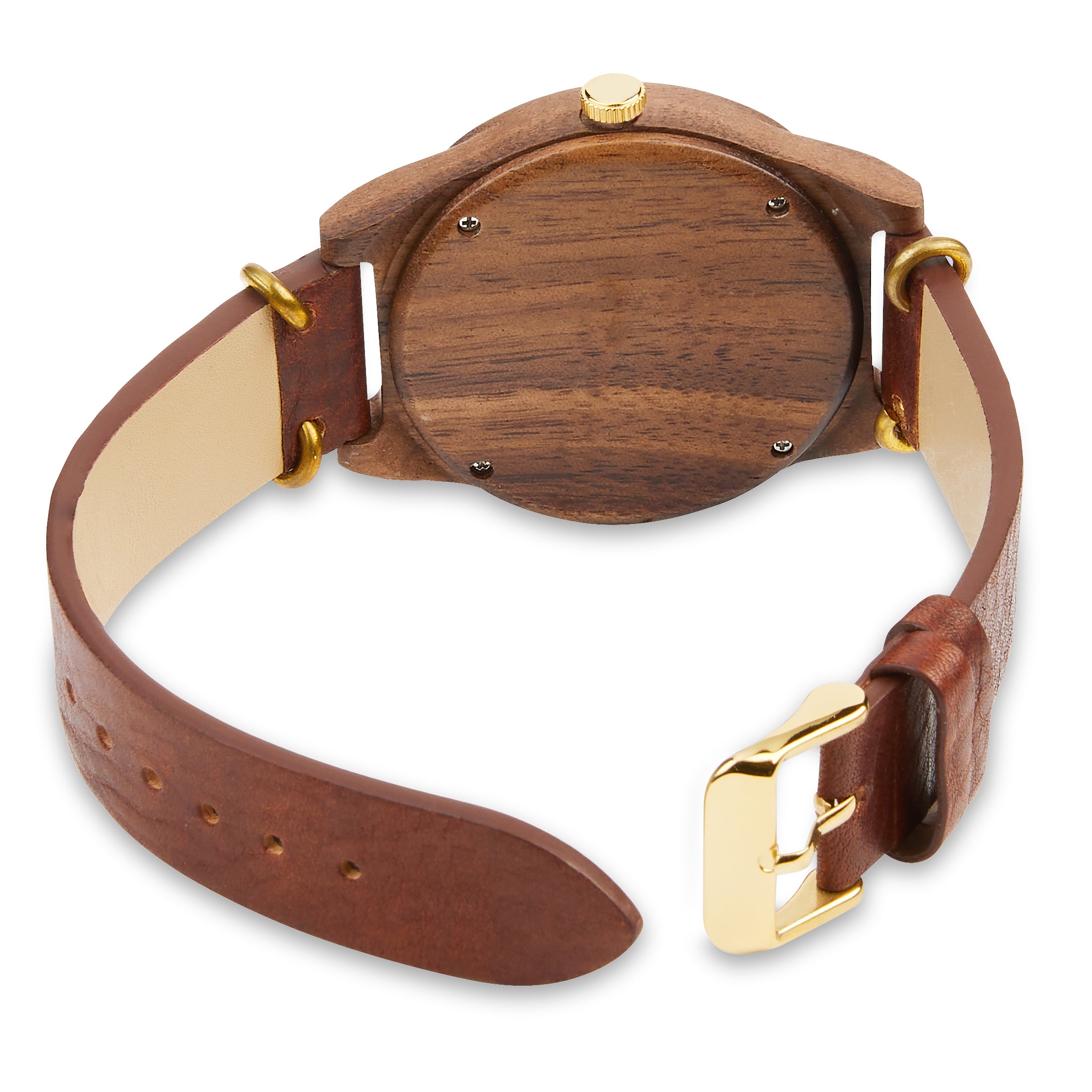 Guinness OG Walnut Watch | Genuine Leather Strap
