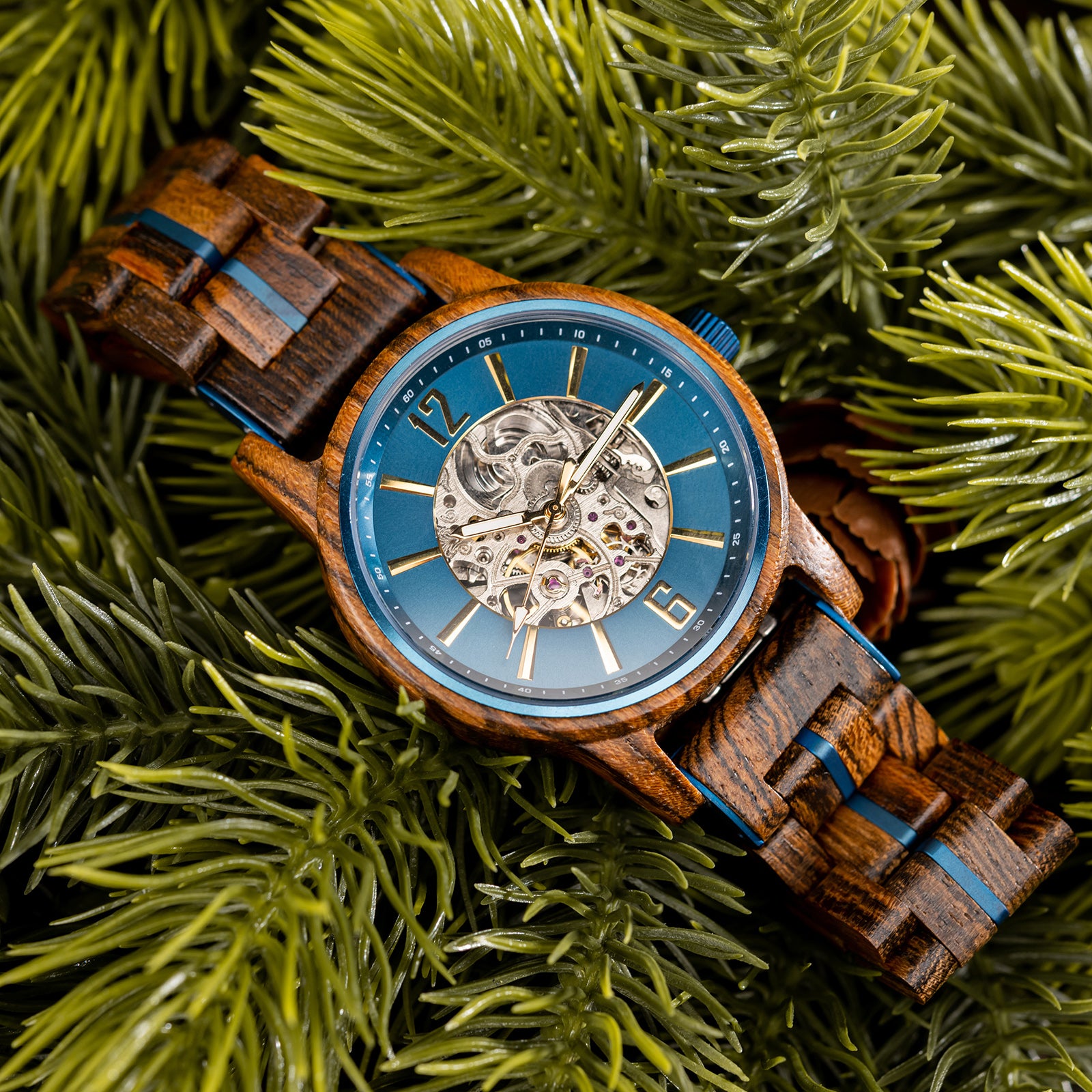 Nautilus Zebrawood Automatic Chronograph Watch