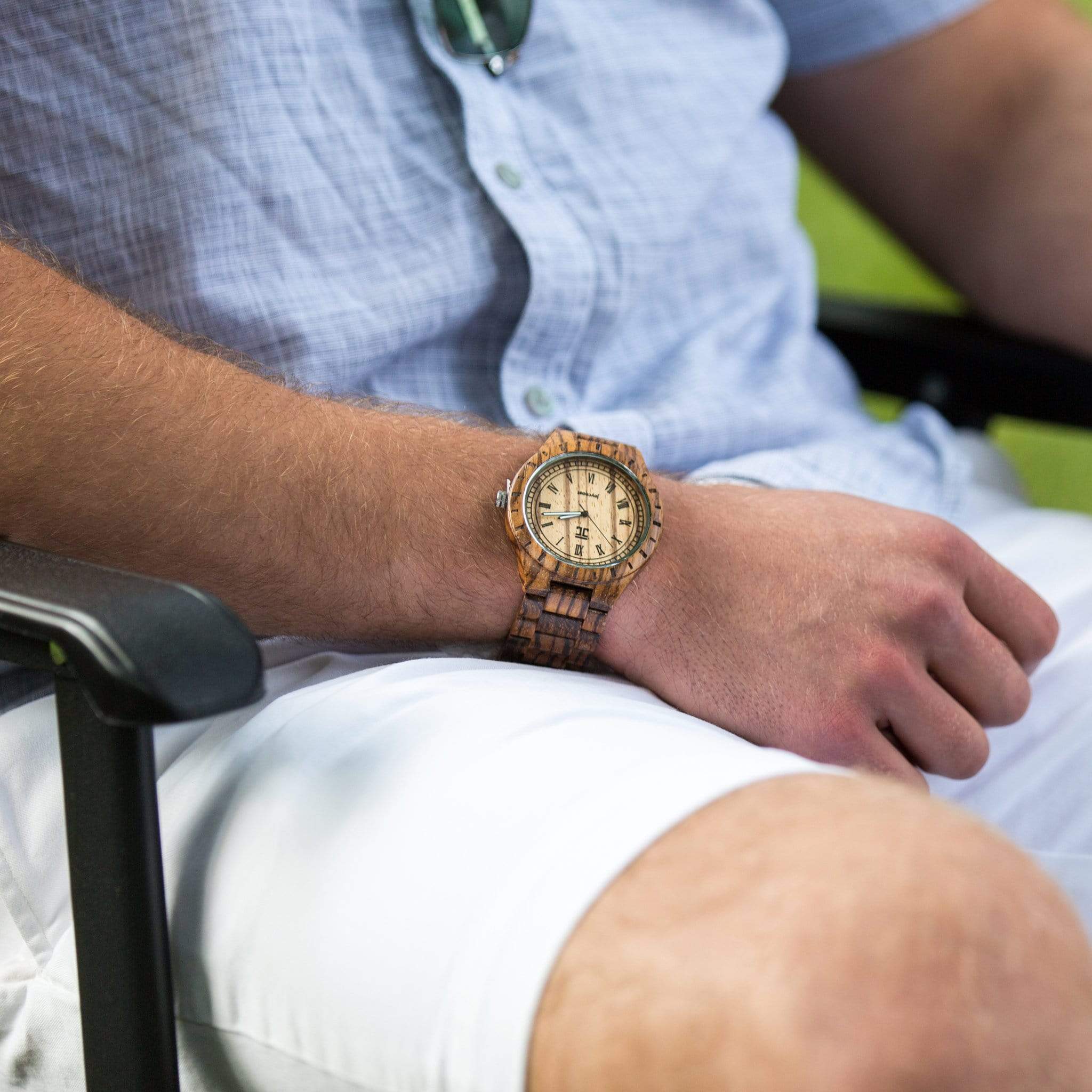 “Zebra Max” | African Zebrano Wood Watch - Joycoast