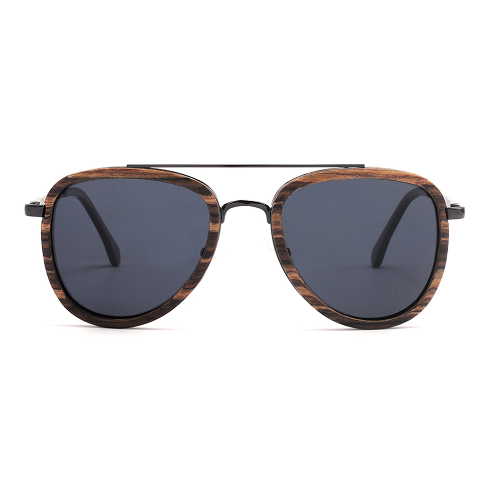 "Occifer" | Black Sandalwood Aviator - Joycoast
