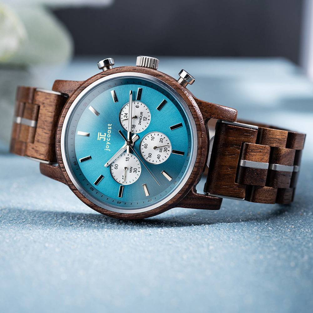 Poseidon | Walnut Chronograph