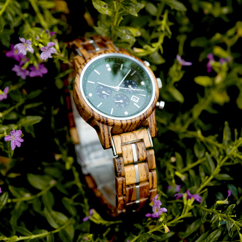 Pegasus | Zebrawood Chronograph