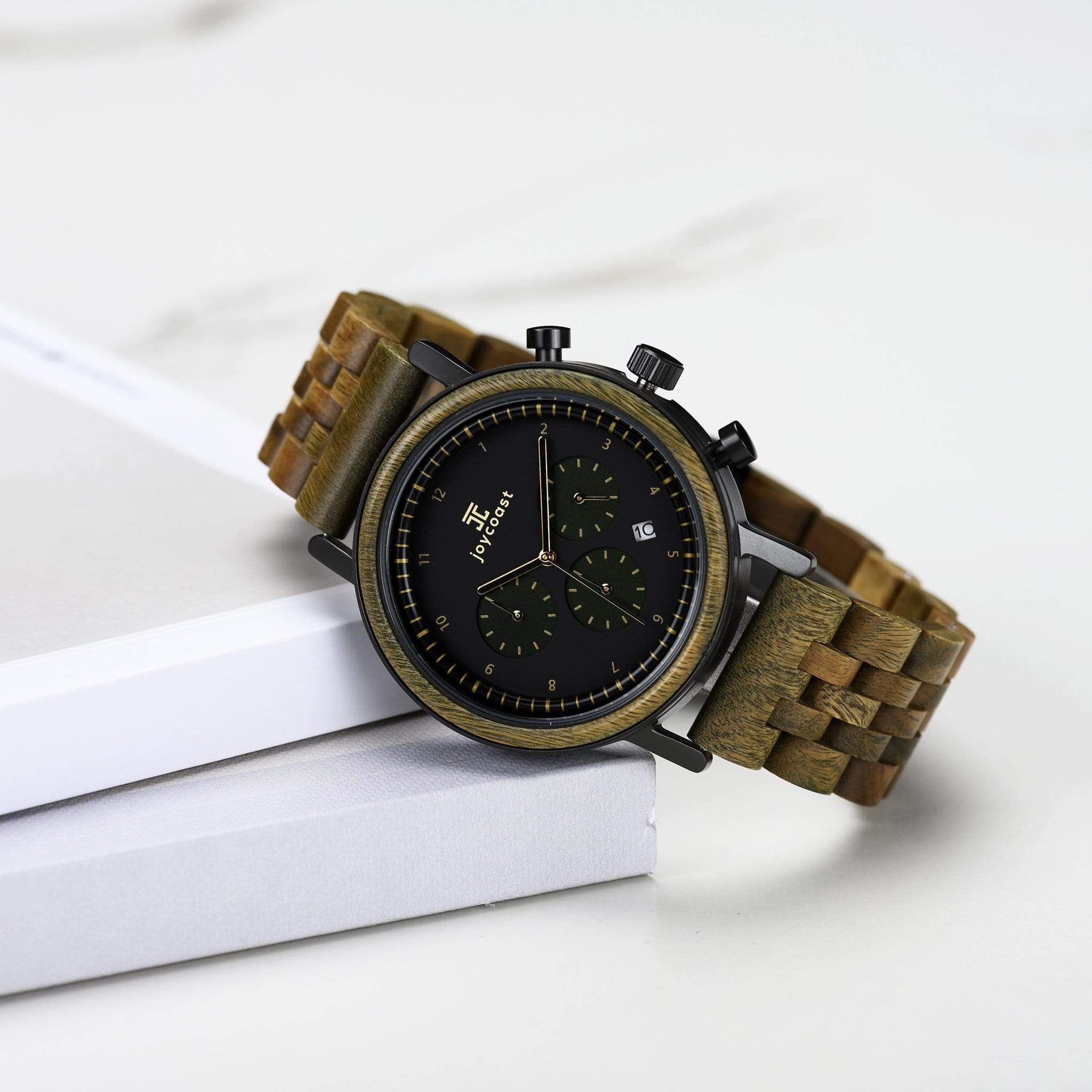 "Cooper" | Green Sandalwood Chronograph, Limited Edition - Joycoast