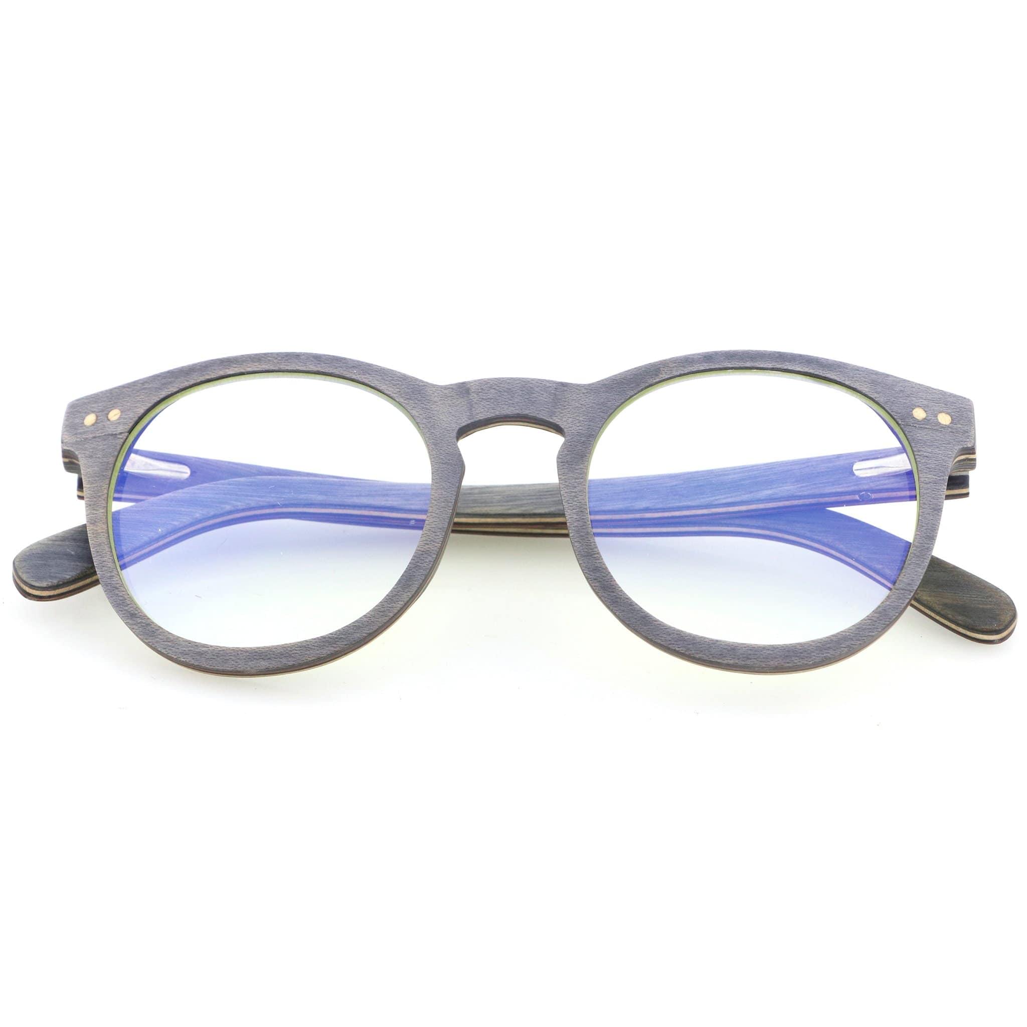 "Aspen" |  Grey Maple Blue Light Blocking Glasses - Joycoast