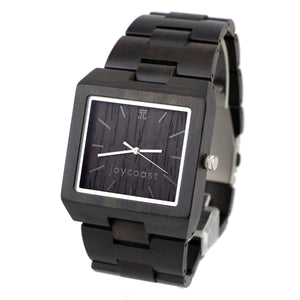 "Bsquare" | Square Wooden Watch - Joycoast